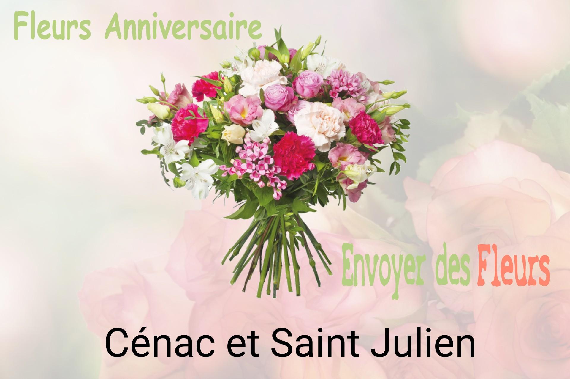 Bouquet de fleurs d’anniversaire livré à Cénac-et-Saint-Julien